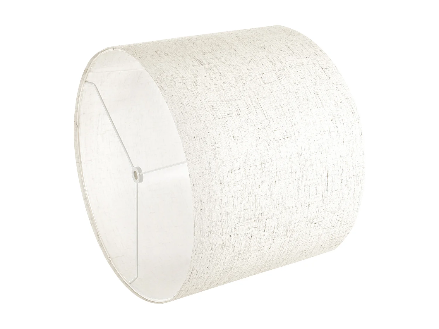 Pantalla de Lámpara SucceBuy, 2 Unidades, 33 x 33 x 25 cm, Pantalla de Lámpara Redonda de Repuesto Mediana de Lino para Lámparas de Lámparas de Pie, Lino Claro