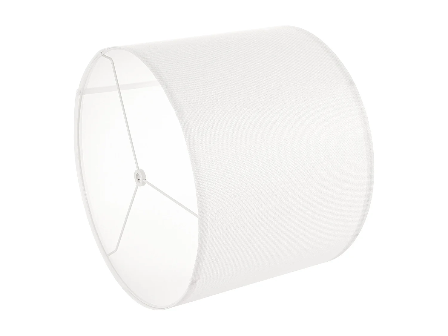 Abażur Bębnowy SucceBuy, 2 Sztuki, 33 x 33 x 25 cm, Średni Abażur Zamienny z Lnu do Lamp Stołowych, Stojących i Wiszących, Len w Kolorze Złamanej Bieli