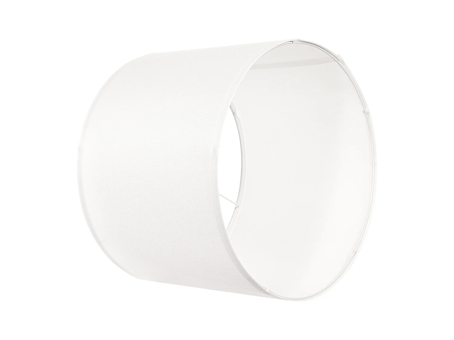 Abat-Jour Tambour SucceBuy, 2 Pcs, 33x33x25 cm, Abat-Jour de Remplacement Moyen en Lin pour Lampes de Table, Lampadaires et Suspensions, Lin Blanc Cassé