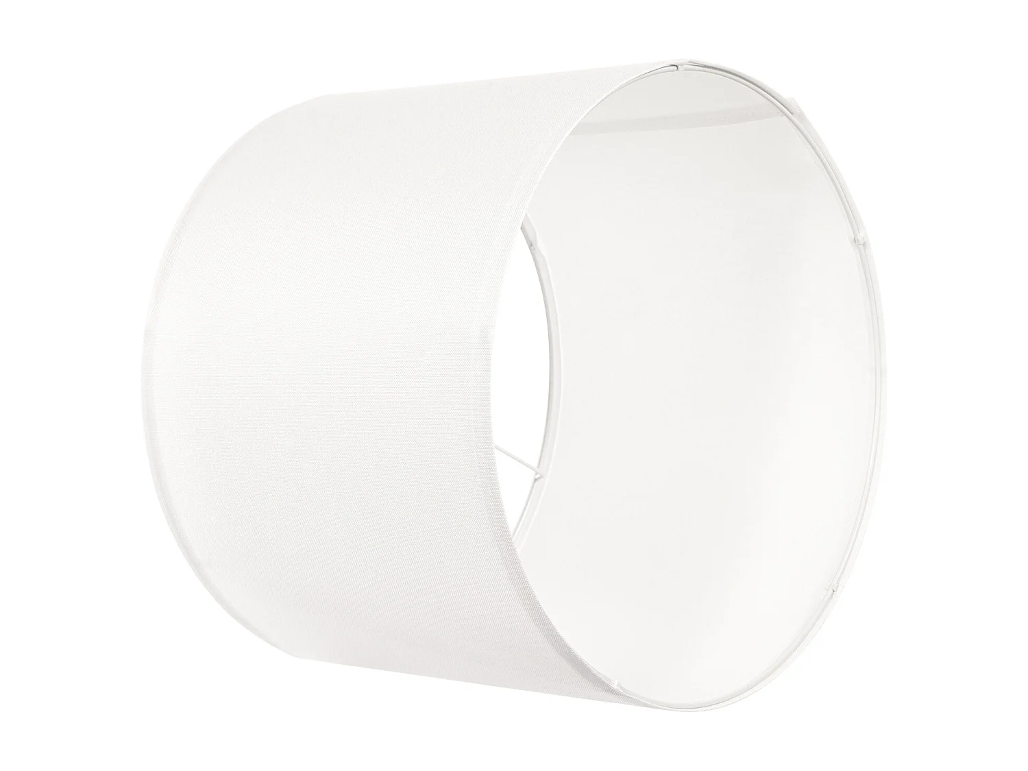 Abat-Jour Tambour SucceBuy, 2 Pcs, 33x33x25 cm, Abat-Jour de Remplacement Moyen en Lin pour Lampes de Table, Lampadaires et Suspensions, Lin Blanc Cassé