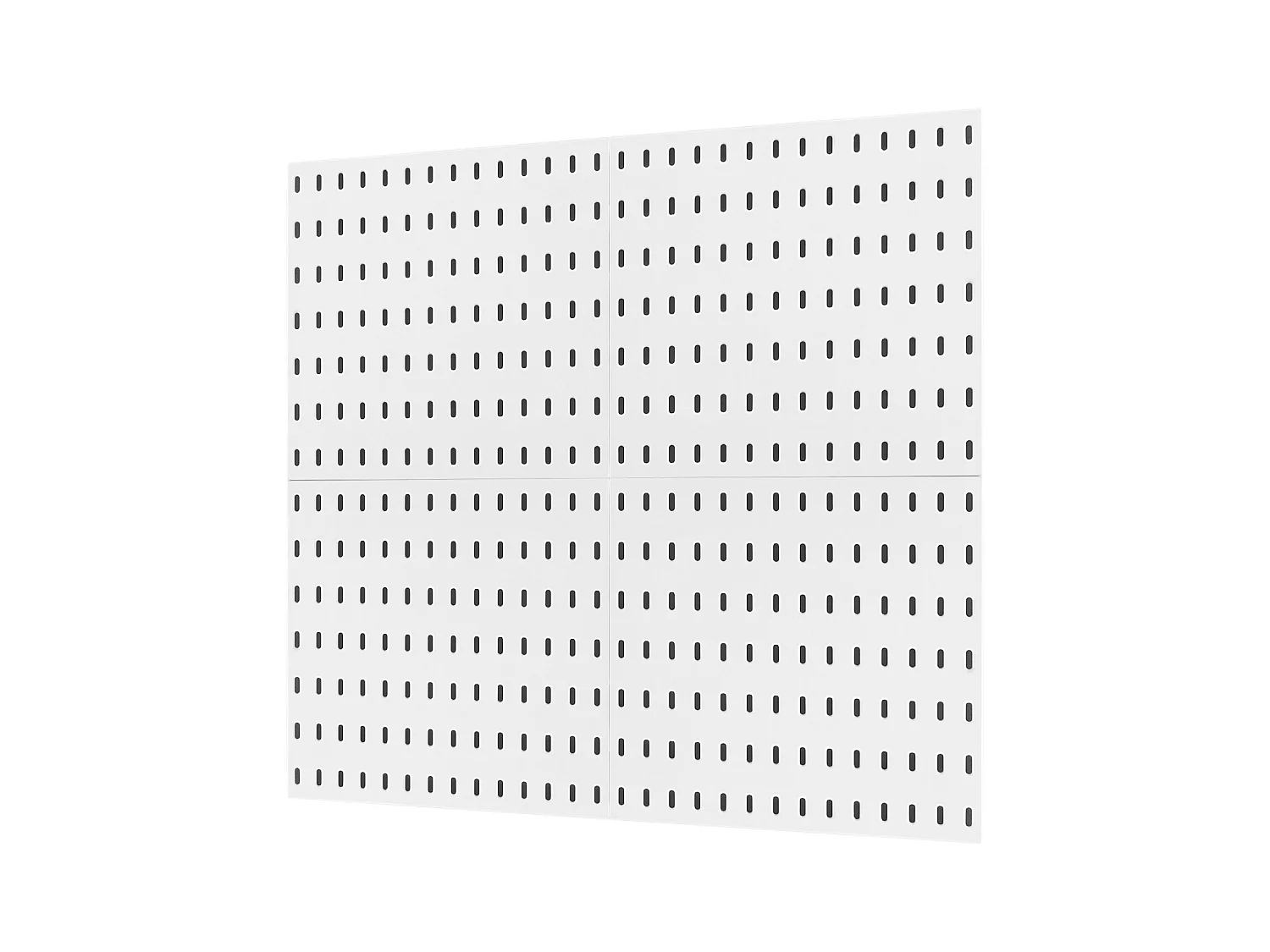 Panneaux Perforés SucceBuy, 280x280 mm en Plastique, 4 Panneaux, pour la Maison, Blanc