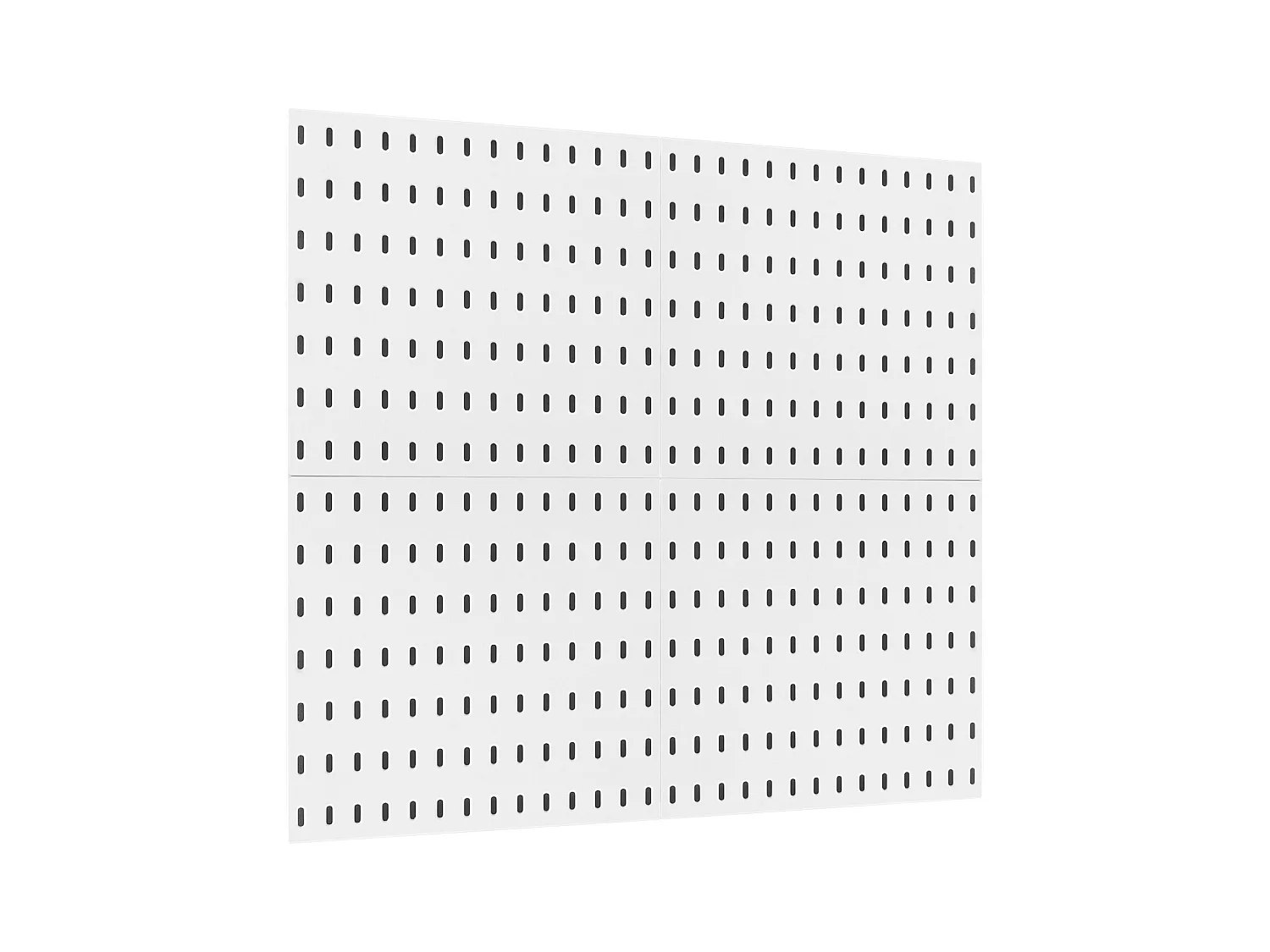 Pannelli Perforati SucceBuy, 280x280 mm in Plastica, 4 Pannelli, per la Casa, Bianco