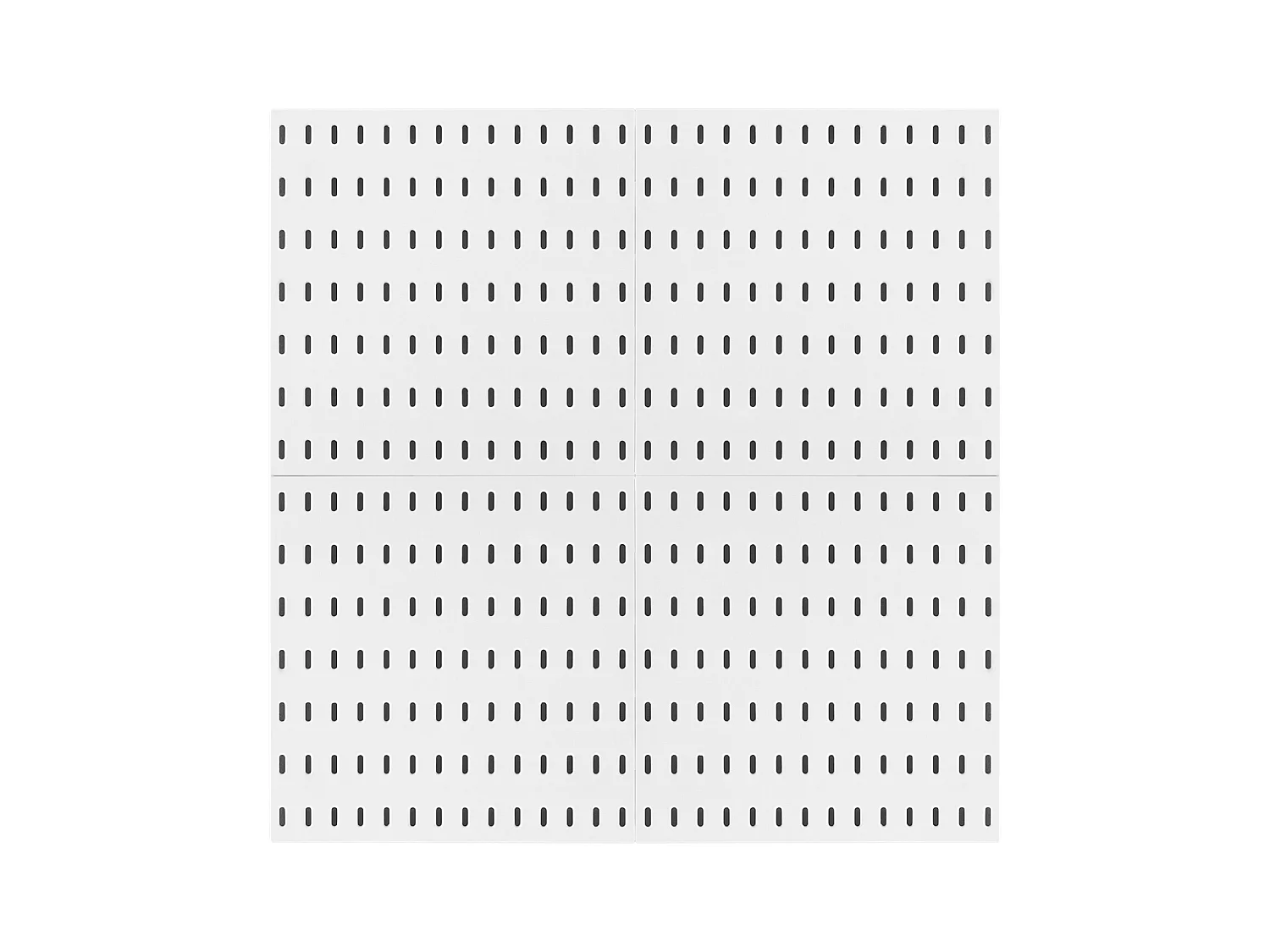 Pannelli Perforati SucceBuy, 280x280 mm in Plastica, 4 Pannelli, per la Casa, Bianco