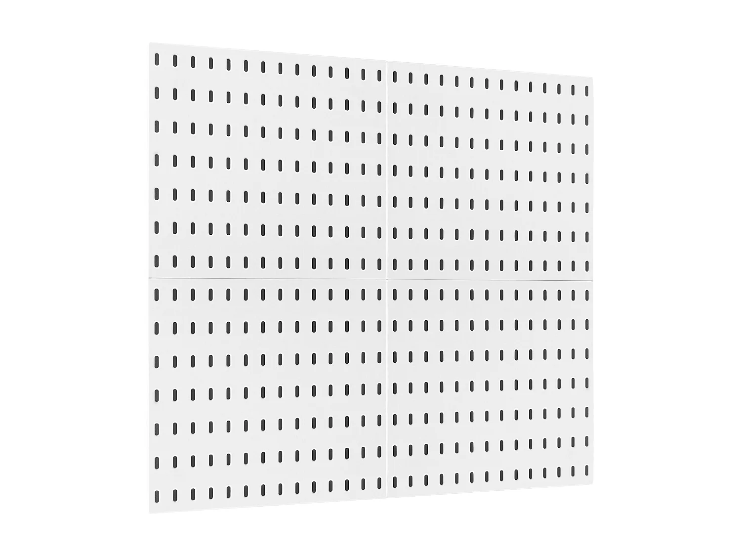 Panneaux Perforés SucceBuy, 280x280 mm en Plastique, 4 Panneaux, pour la Maison, Blanc