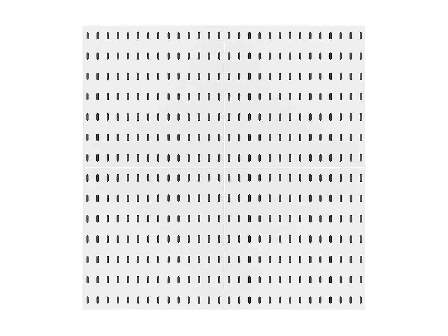 Panneaux Perforés SucceBuy, 280x280 mm en Plastique, 4 Panneaux, pour la Maison, Blanc