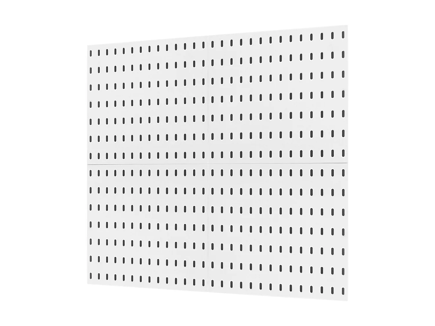 Panneaux Perforés SucceBuy, 280x280 mm en Plastique, 4 Panneaux, pour la Maison, Blanc