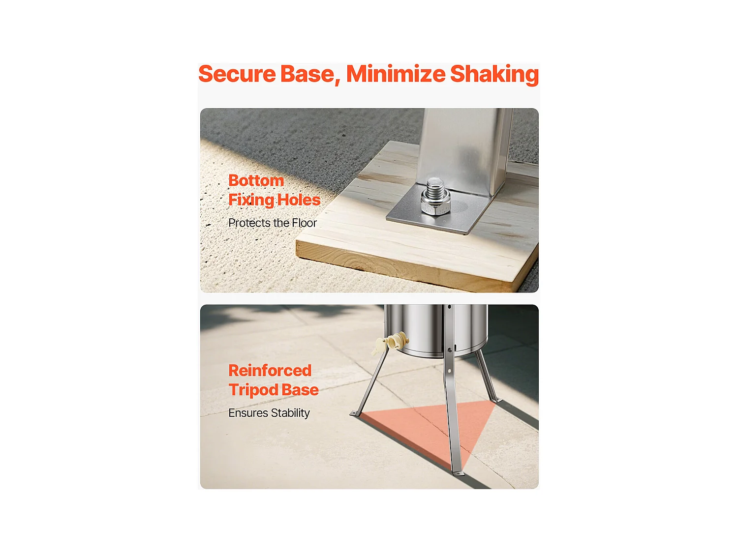 Extracteur de Miel Électrique à 3 Cadres SucceBuy Centrifugeuse Séparateur Miel en Acier Inoxydable avec Couvercle Transparent, Hauteur Réglable, 140 W