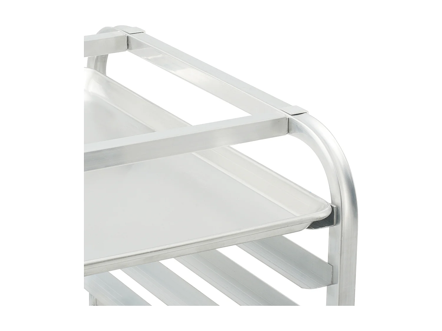 Chariot Porte-Plaques Boulangerie, SucceBuy Support à Pain en Aluminium à 10 Niveaux avec Roulettes de Frein