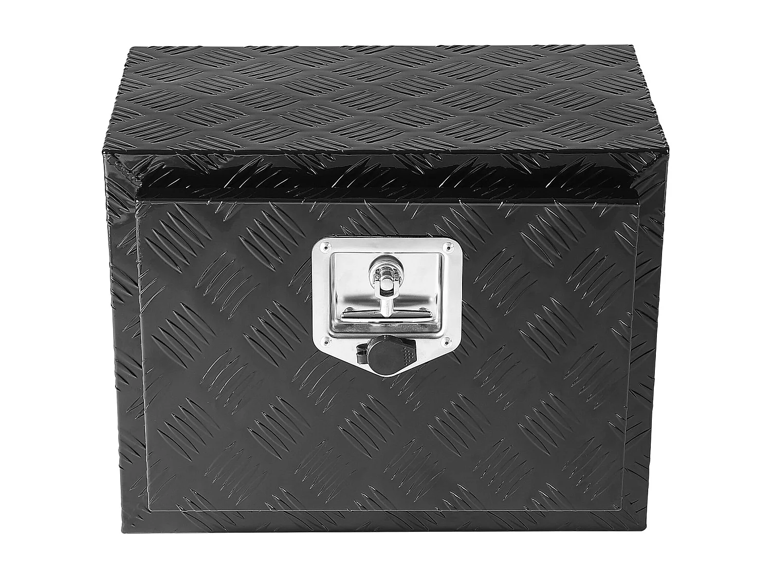 Werkzeugkasten SucceBuy Aluminium-Werkzeugkasten für die Ladefläche (45.72 x 30.48 x 35.56 cm) für Anhängerlagerung