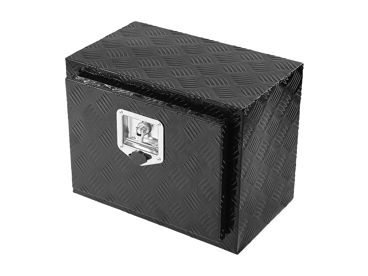 Werkzeugkasten SucceBuy Aluminium-Werkzeugkasten für die Ladefläche (45.72 x 30.48 x 35.56 cm) für Anhängerlagerung