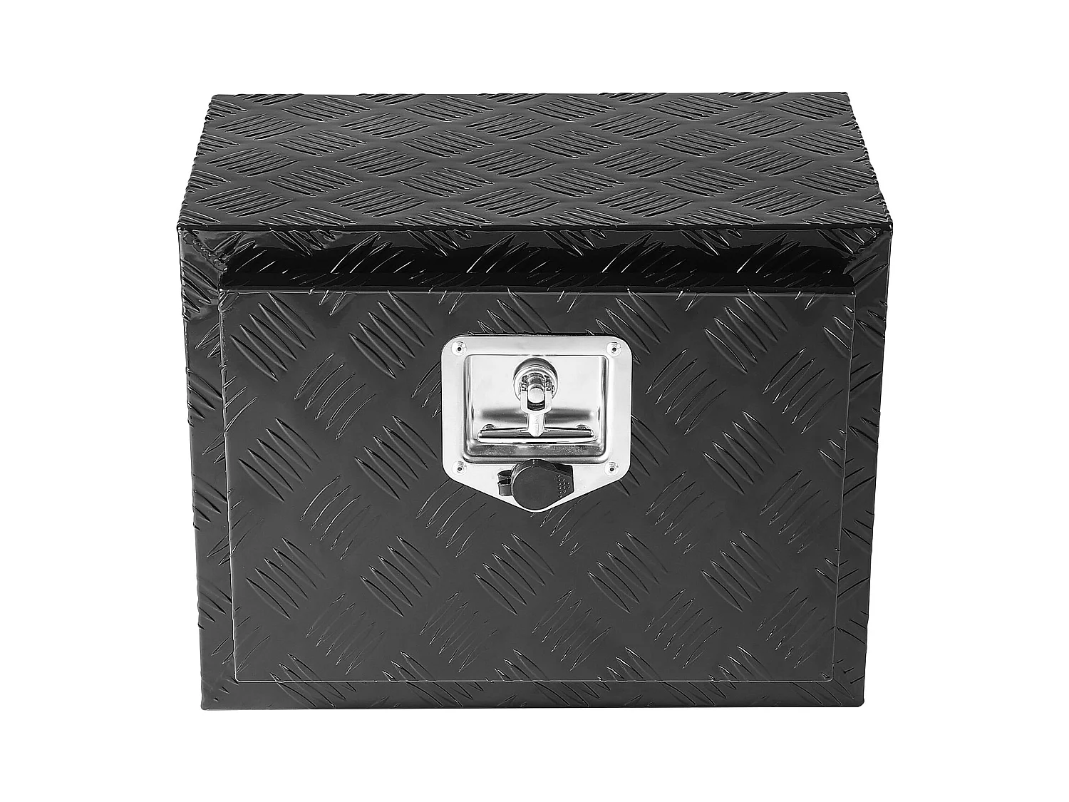 Boîte à Outils SucceBuy Coffre à Outils en Aluminium pour Dessous de Caisse de Camion, 45.72 x 30.48 x 35.56 cm pour Rangement de Remorque