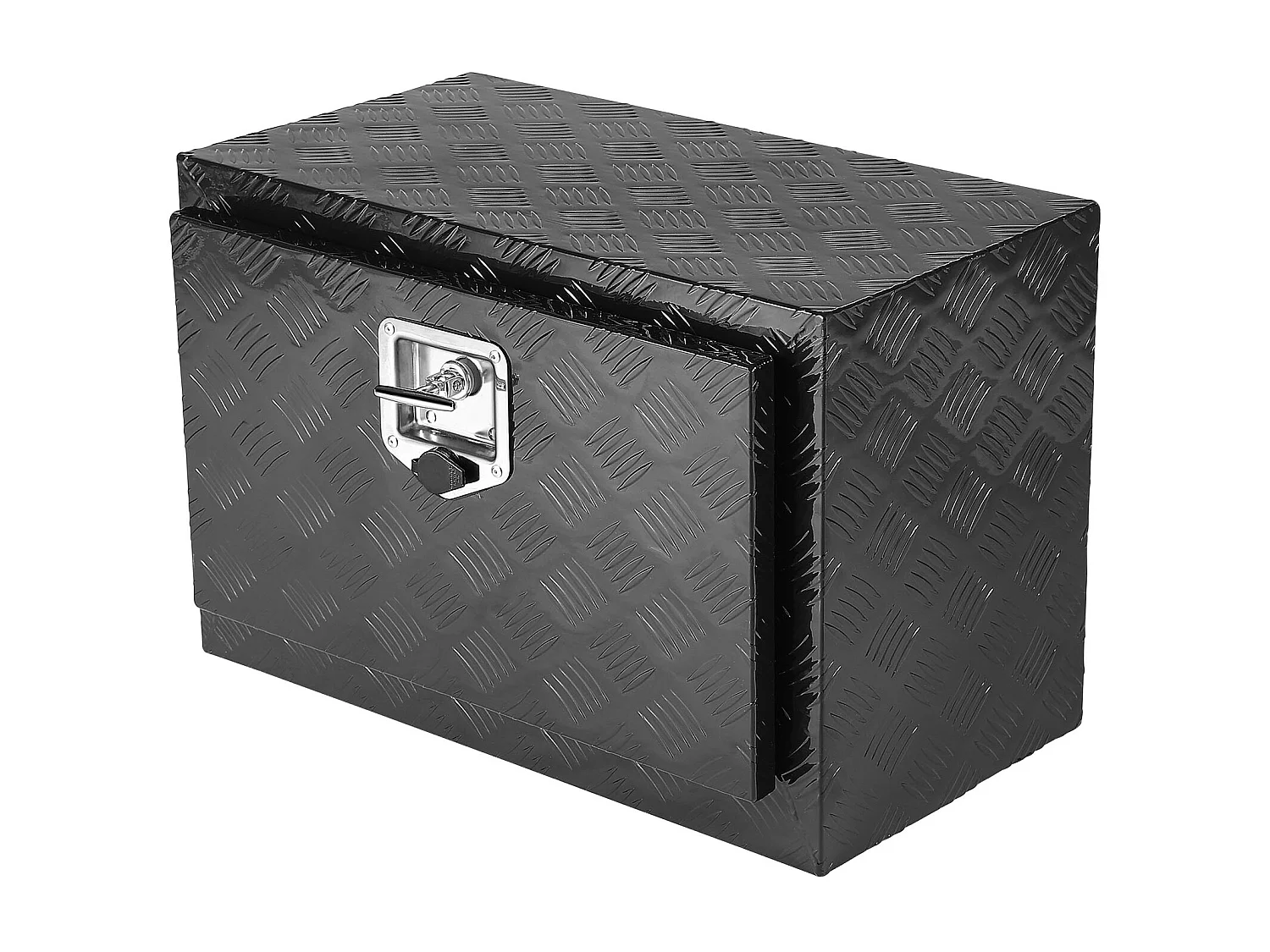 Boîte à Outils en Aluminium pour Sous-Caisse de Camion SucceBuy, 61x35,5x40,5 cm, Rangement pour Remorque