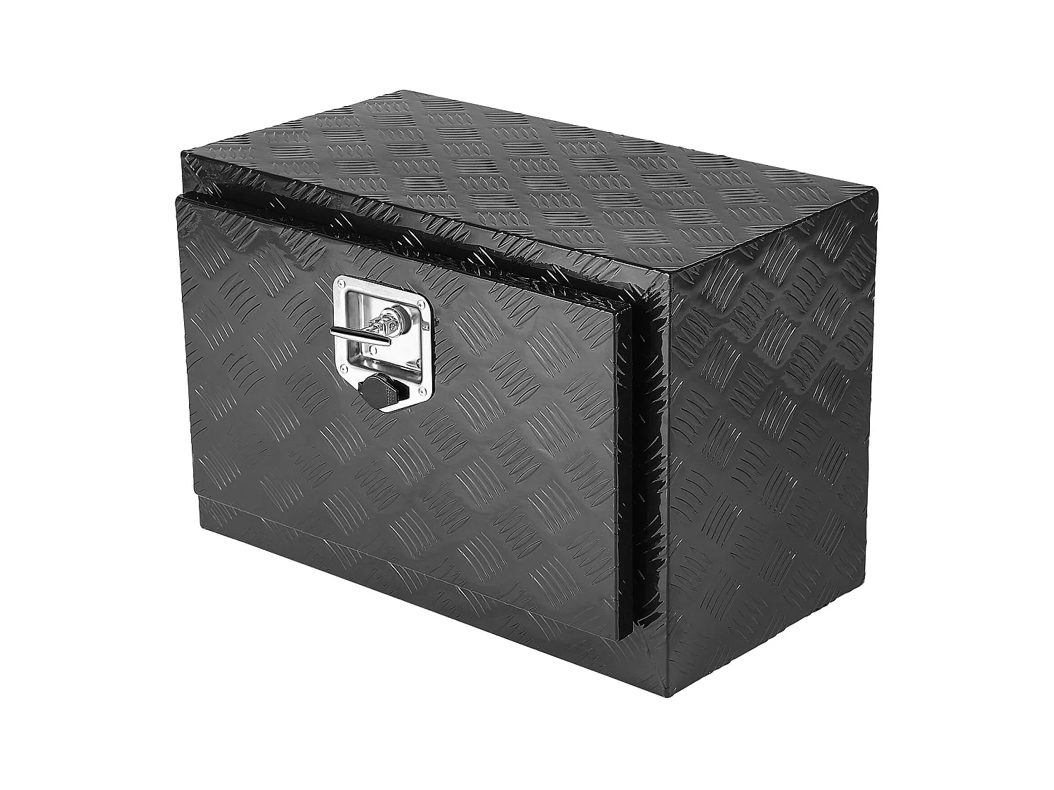 Boîte à Outils en Aluminium pour Sous-Caisse de Camion SucceBuy, 61x35,5x40,5 cm, Rangement pour Remorque