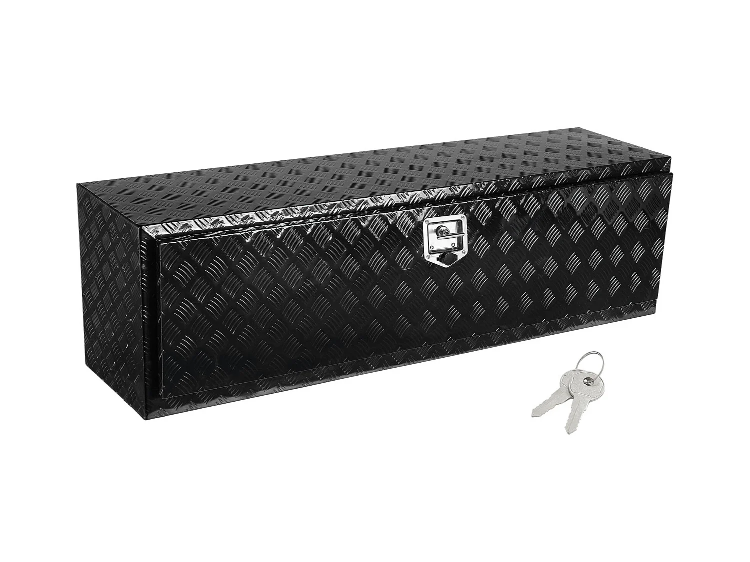Unterboden-Werkzeugkasten aus Aluminium für LKW SucceBuy, 152,4x43,2x45,7 cm, Anhängeraufbewahrung