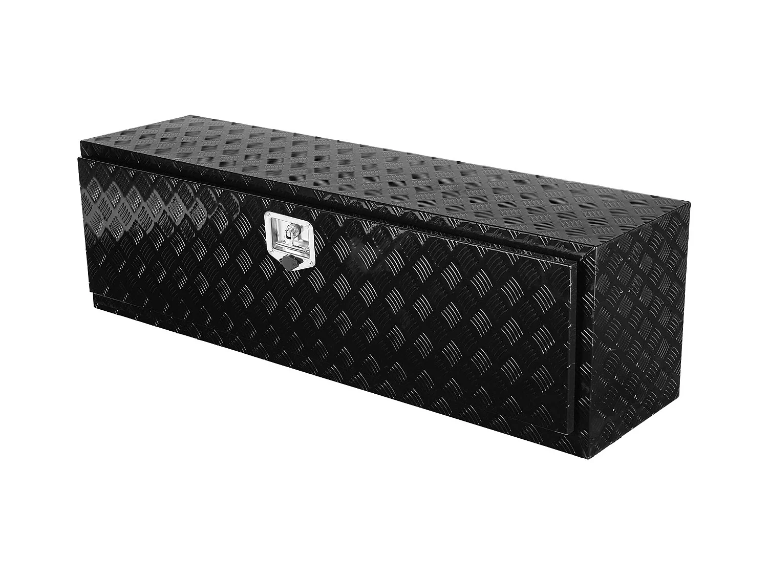 Boîte à Outils en Aluminium pour Sous-Caisse de Camion SucceBuy, 152,4x43,2x45,7 cm, Rangement pour Remorque