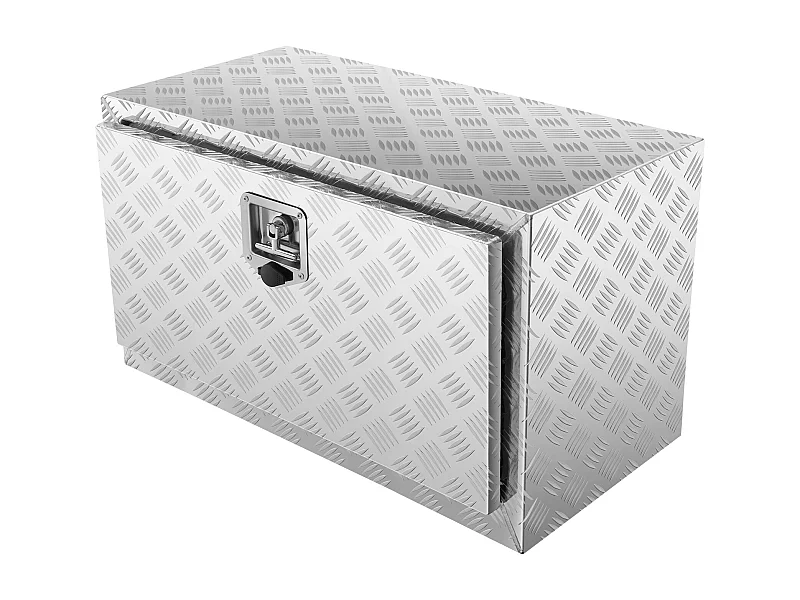 Aluminium Gereedschapskist voor Vrachtwagen Onderdeksel SucceBuy, 76,2 x 35,6 x 40,6 cm, Opslag voor Aanhangers en Campers