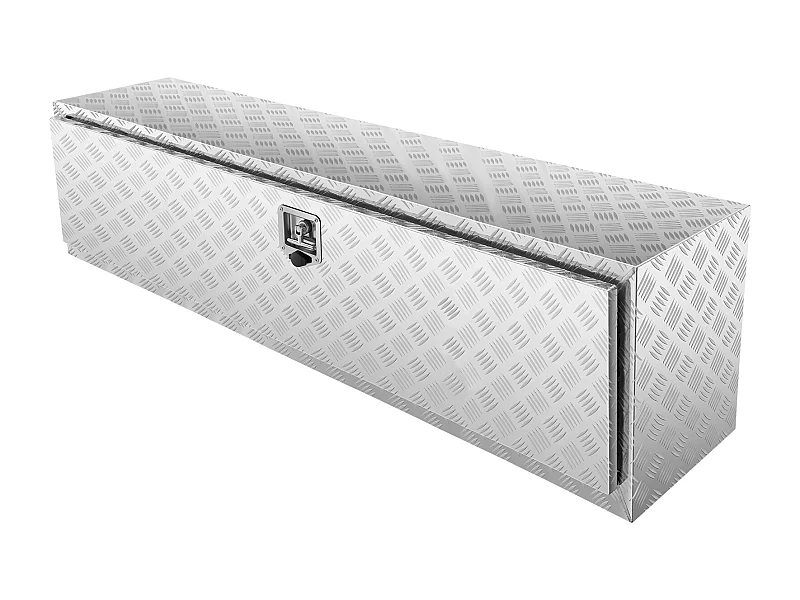 Boîte à Outils en Aluminium pour Sous-Caisse de Camion SucceBuy, 152,4×43,2×45,7 cm, pour Remorque RV