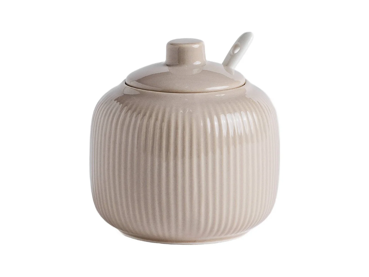 Zuckerdose Linersis mittleres Beige 9.5 x 10