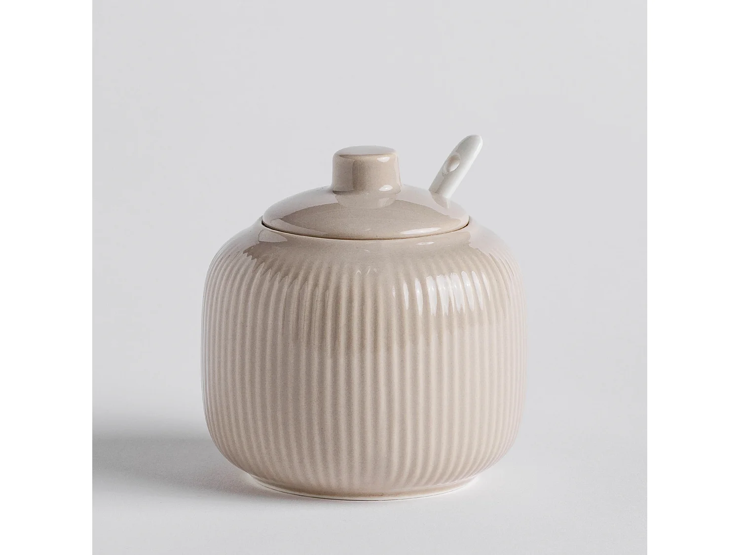 Zuckerdose Linersis mittleres Beige 9.5 x 10