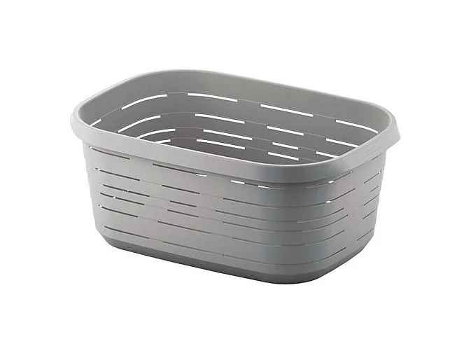 Panier à Linge Signature Gris 48L - M-Home