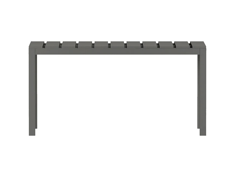 Mesa de comedor para interior o exterior de 75x120x80 cm en color gris Merber