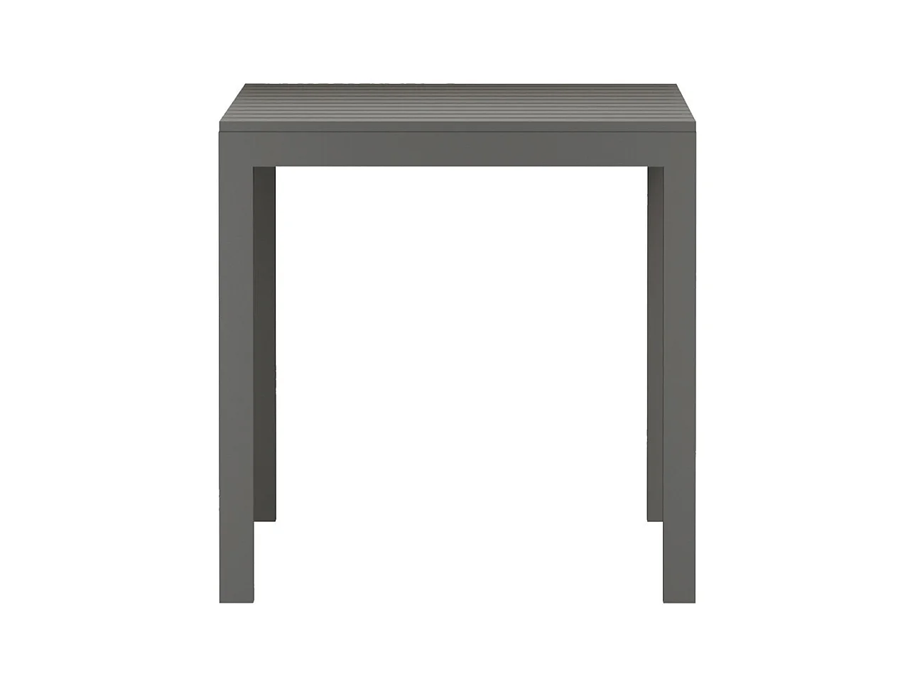 Mesa de comedor para interior o exterior de 75x120x80 cm en color gris Merber