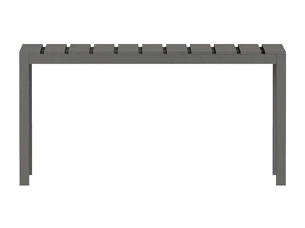 Mesa de comedor para interior o exterior de 75x120x80 cm en color gris Merber