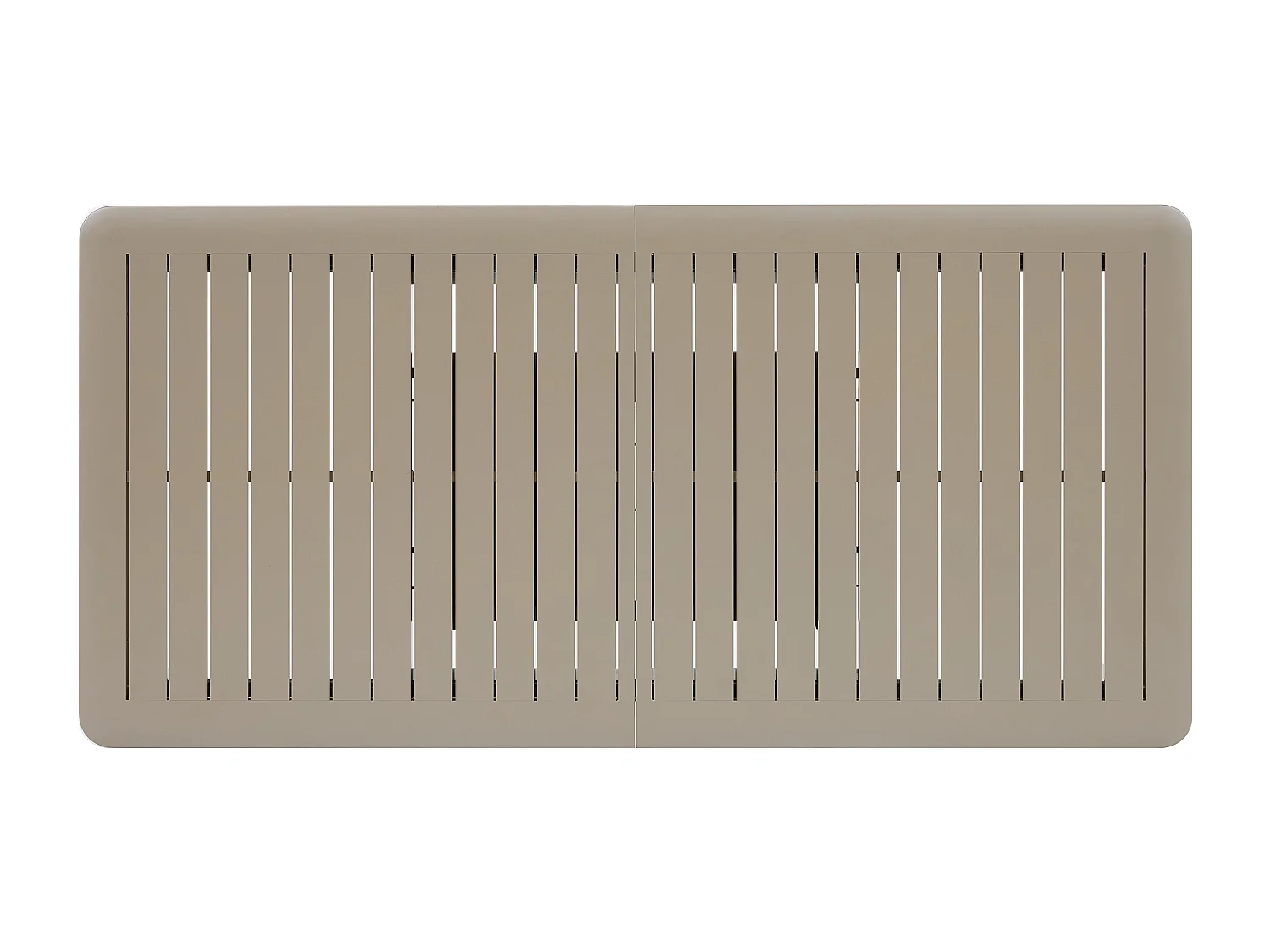 Table de jardin extensible en aluminium L.205/286.5cm - Taupe - VELYRA de MYLIA