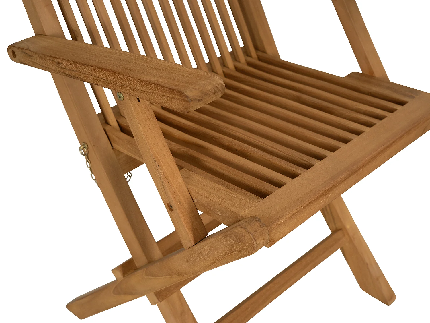 Lot de 2 fauteuils pliants  - Teck - BYBLOS II de MYLIA