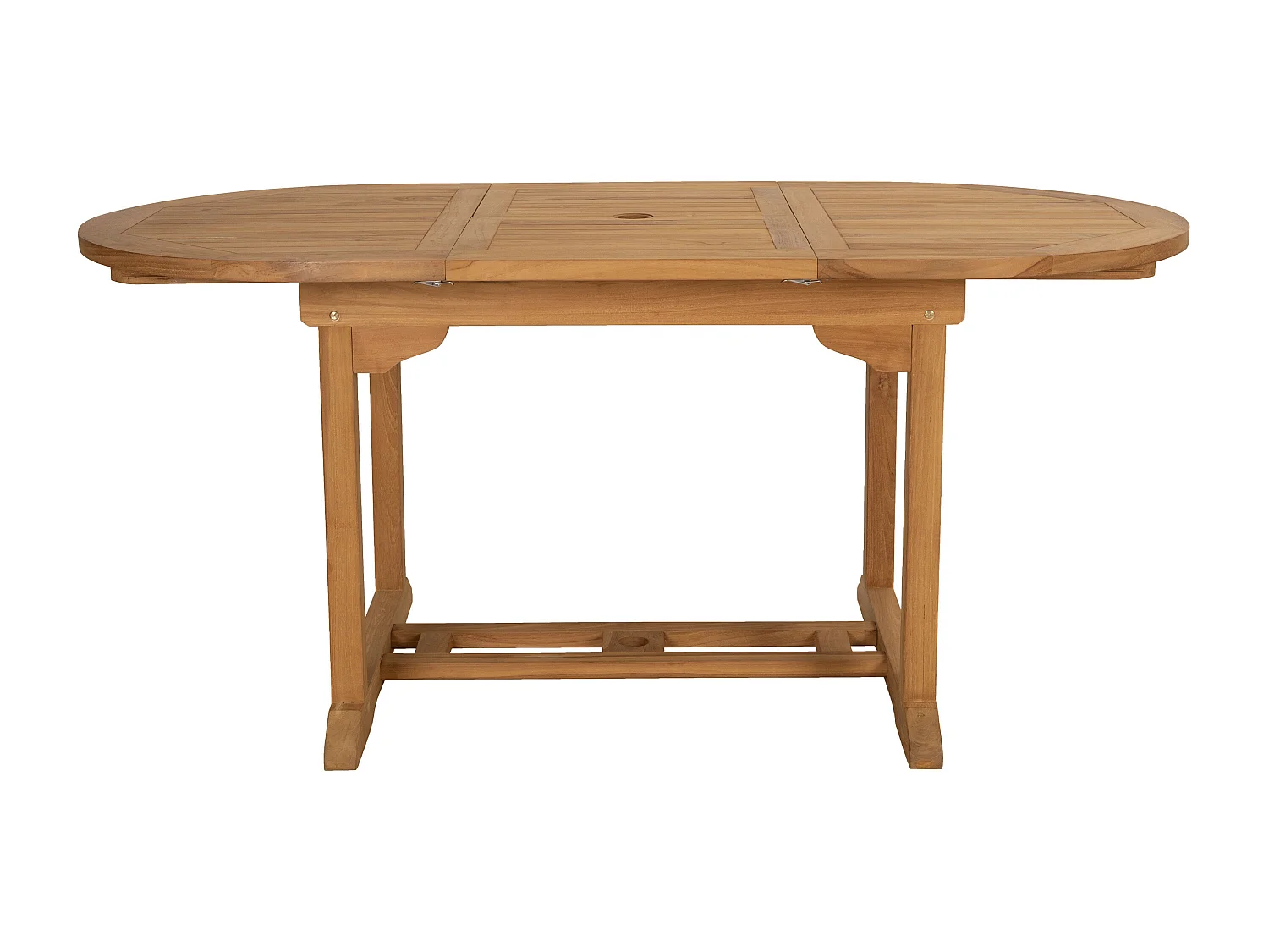 Mesa de Mesa y sillas de jardín extensible - Teca - Largo 120-170  cm - BYBLOS