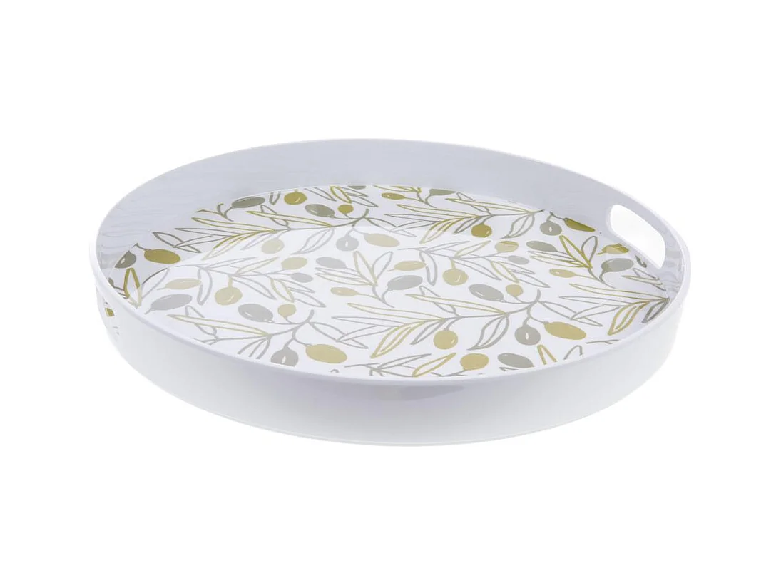 Plateau rond oliva 35 cm