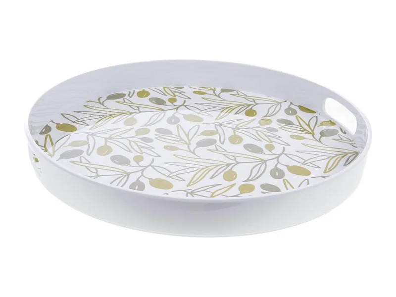 Plateau rond oliva 35 cm