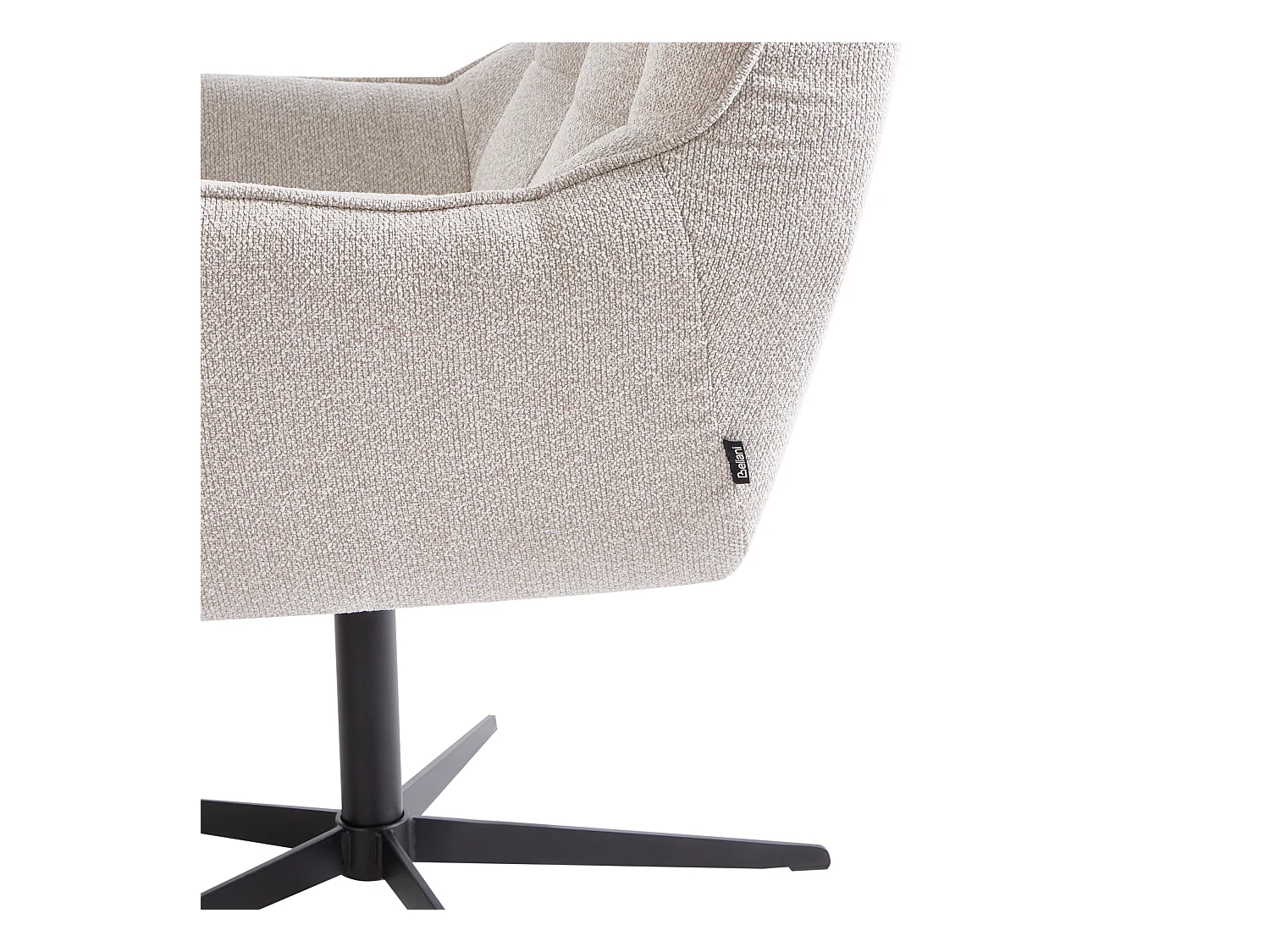Fauteuil pivotant MOLLE II Tissu Beige clair