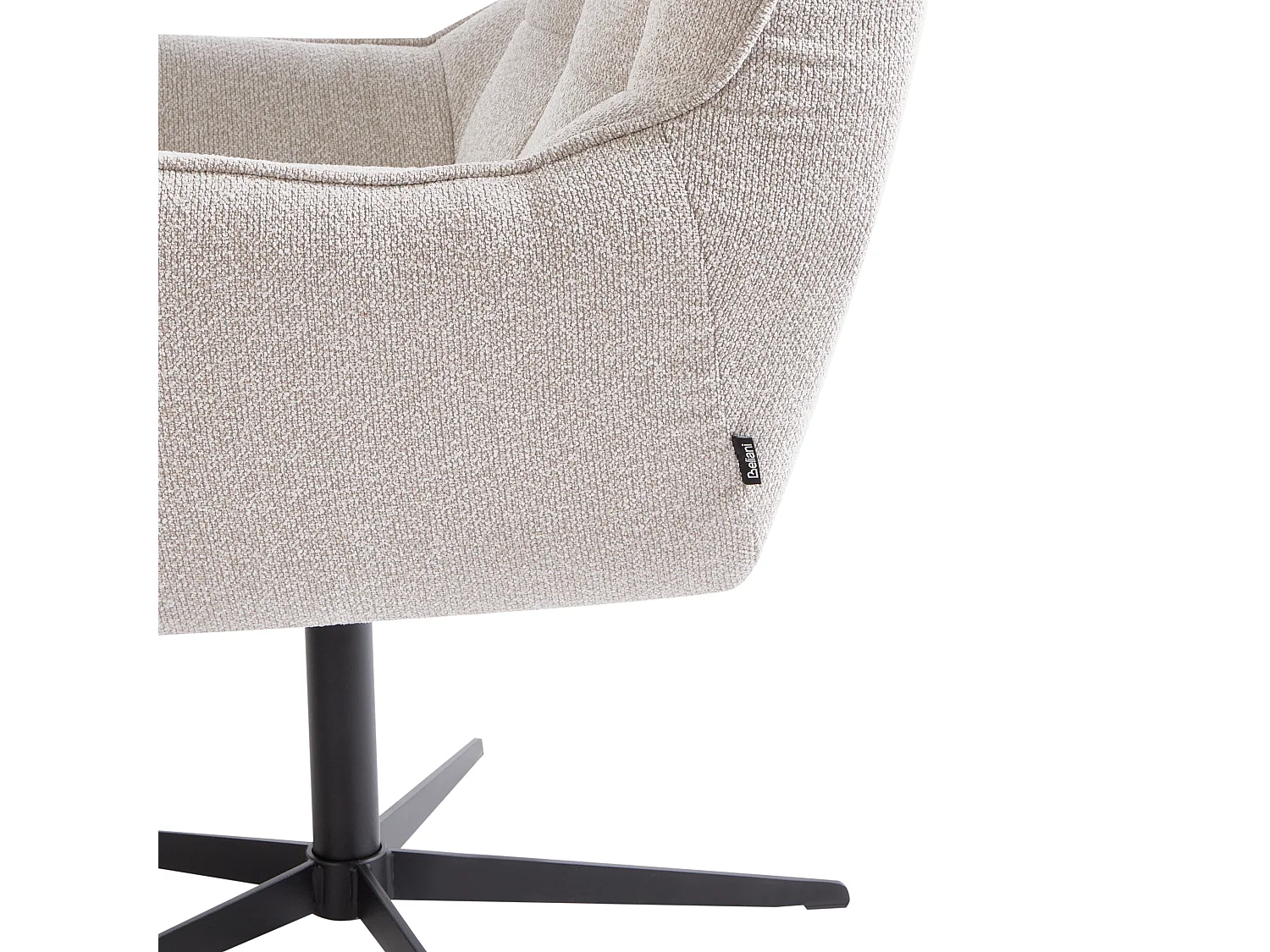 Fauteuil pivotant MOLLE II Tissu Beige clair