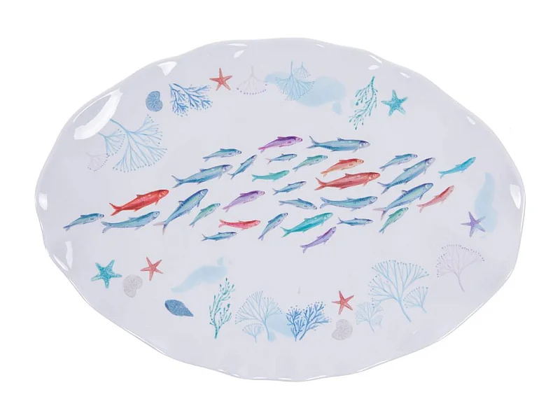 Plat ovale isao 40X30 cm