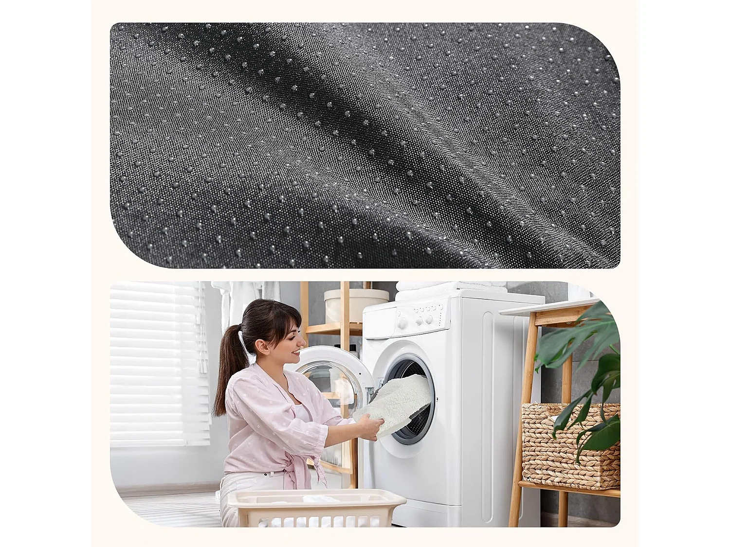 Lit orthopédique pour chien, canapé ergonomique pour chien avec mousse en forme d'œuf, lavable et antidérapant pour l'intérieur et l'extérieur (L 90 * 56 * 20cm)