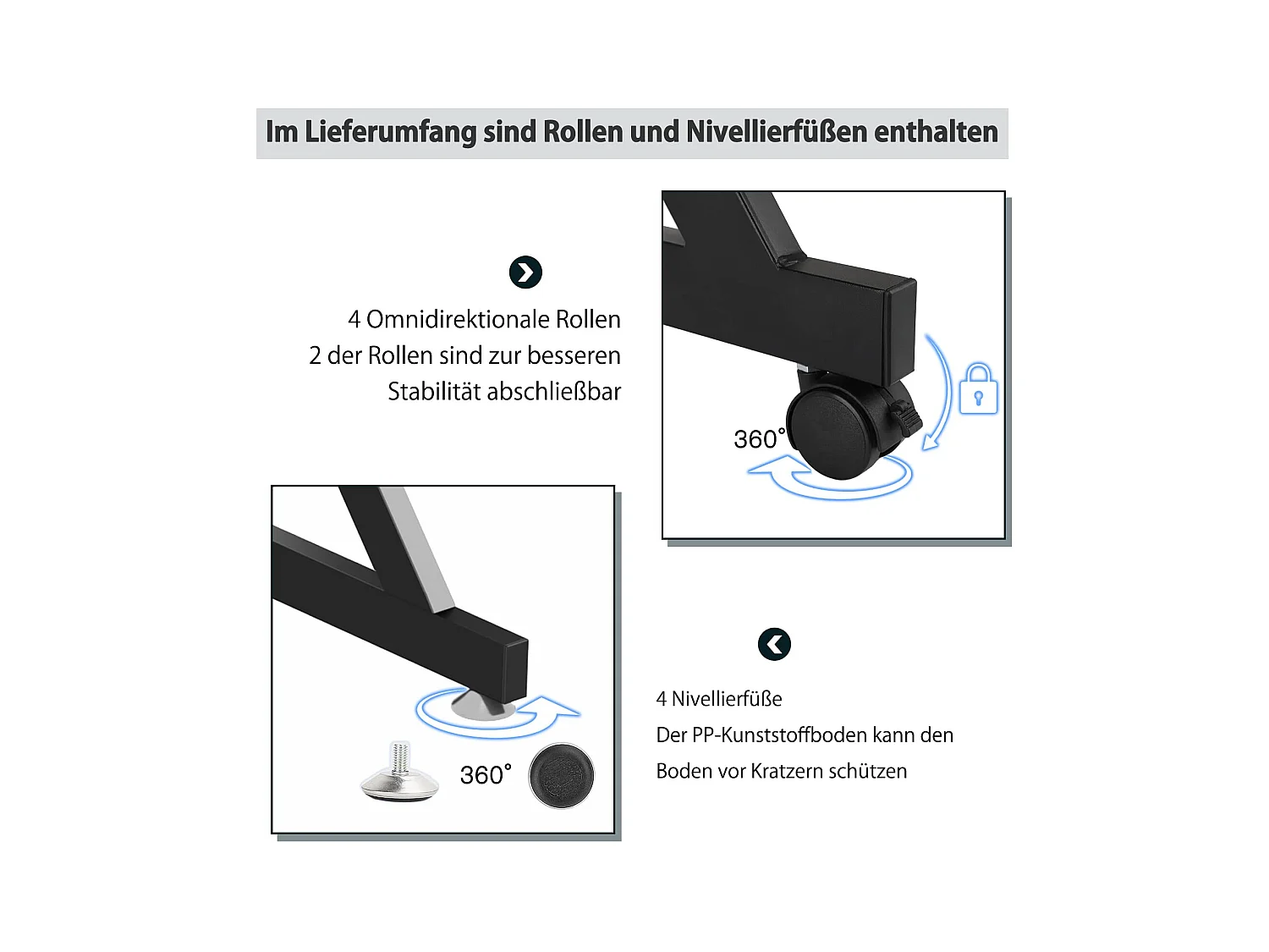 Z-vormig computerbureau met wielen, compact 70x60x79 cm, geïntegreerde planken, gemakkelijk te verplaatsen, ideaal voor kleine ruimtes, kantoor of studeerkamer