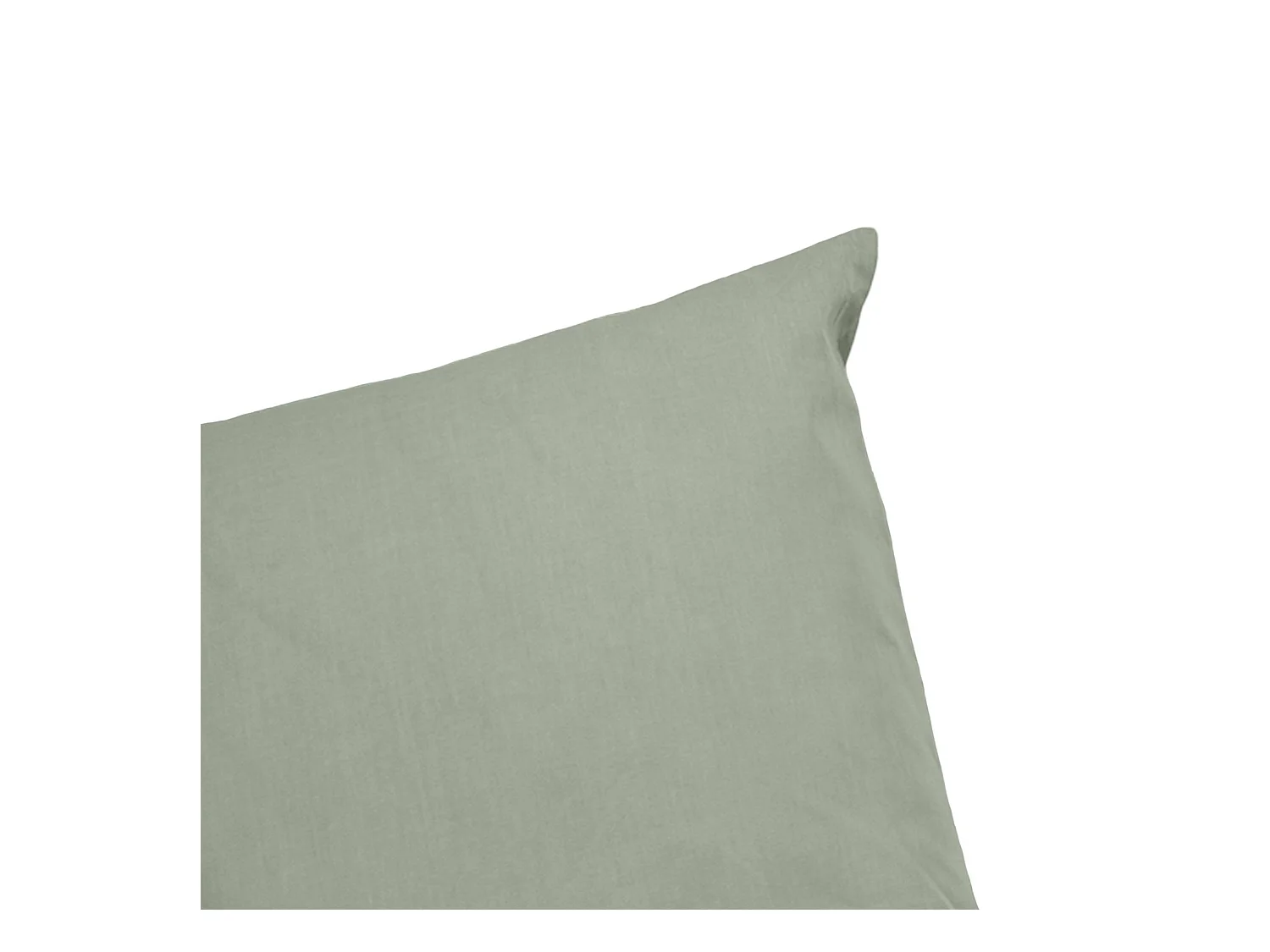 Parure de lit percale de coton 2 places sauge Skala 240x220cm