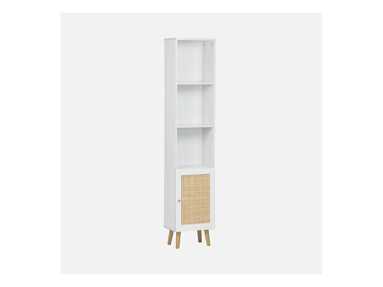 Armadio portaoggetti per il bagno, bianco sporco