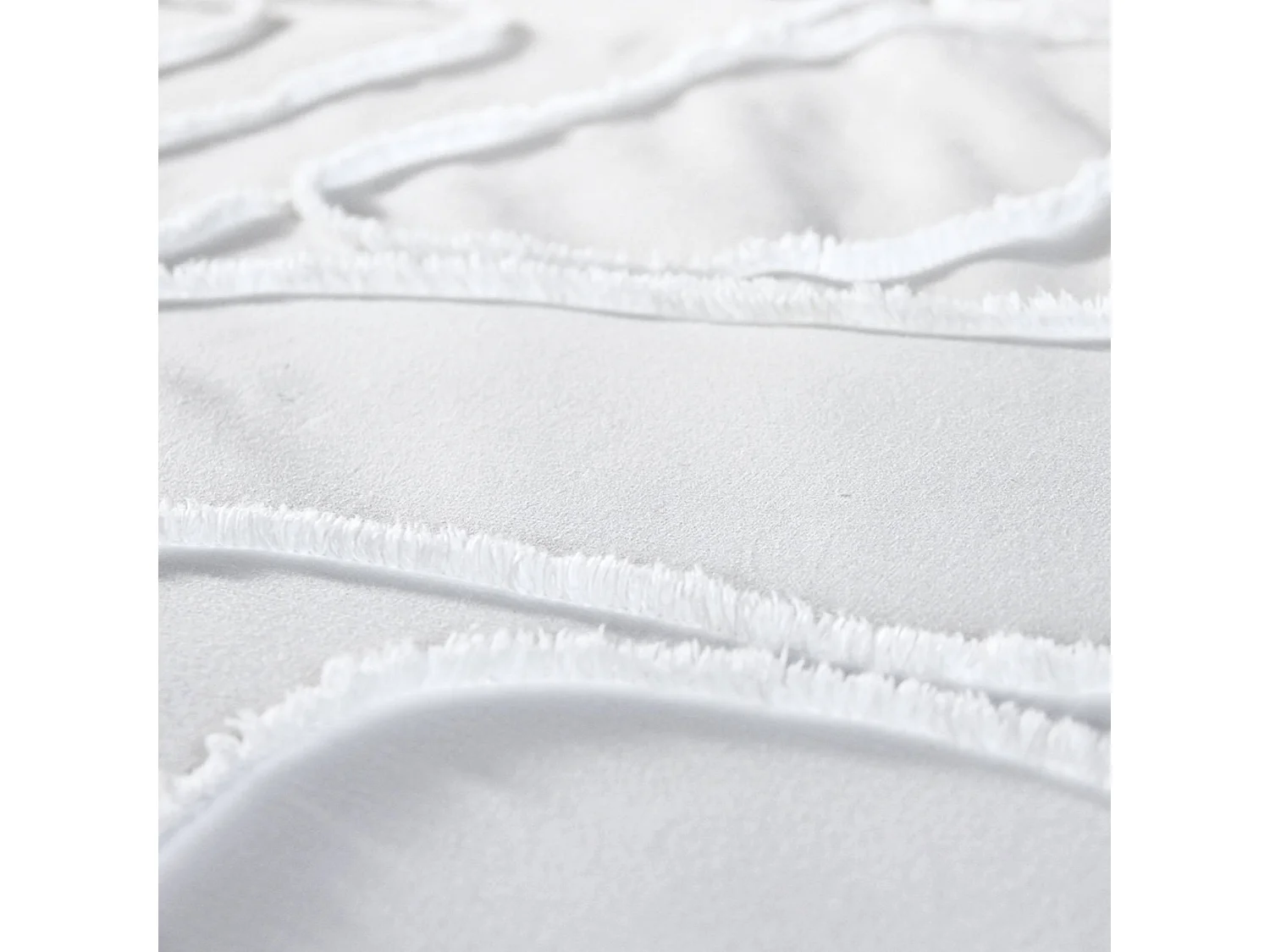 Set di copripiumino di cotone bianco 2 piazze