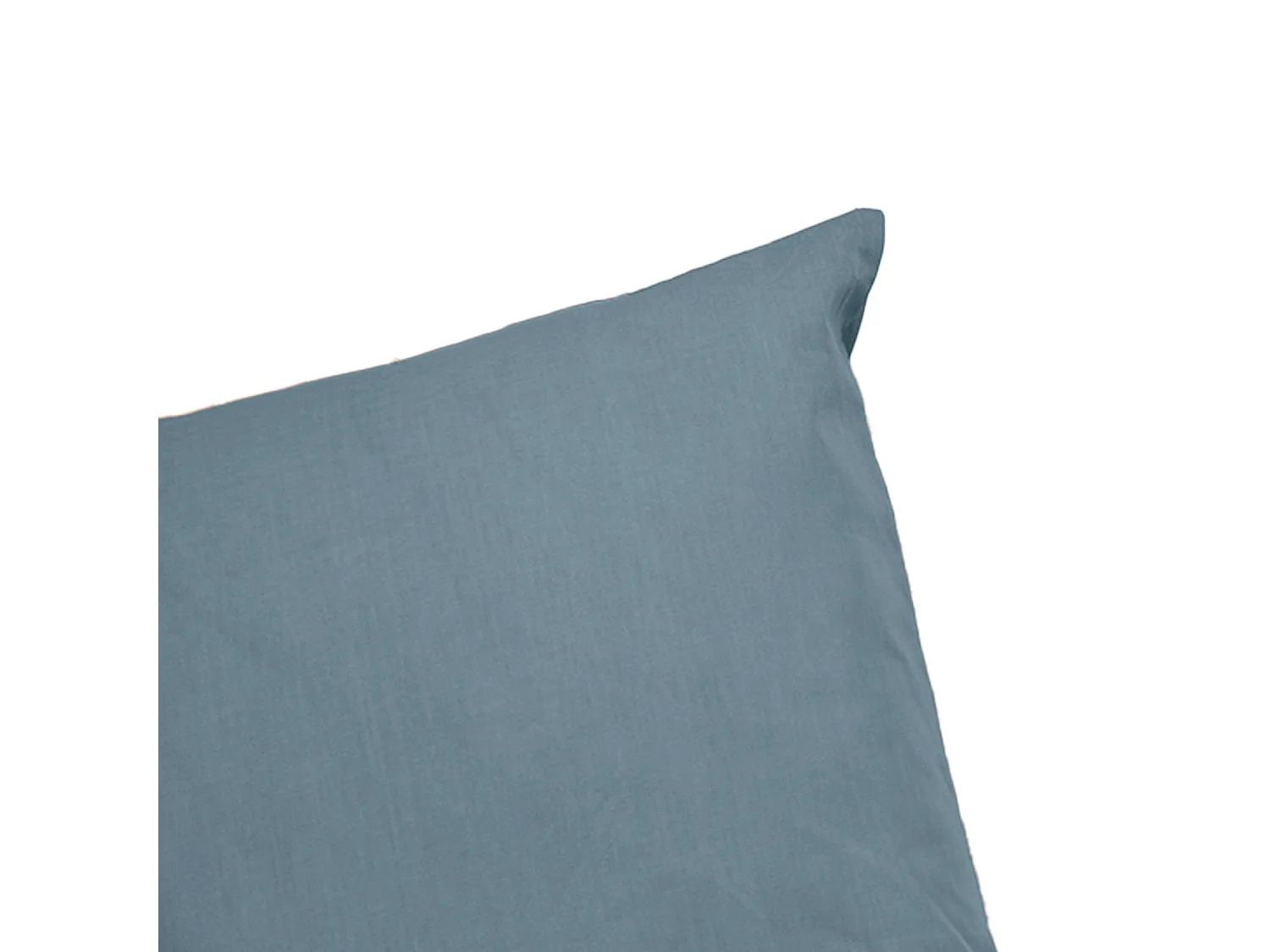 Set di copripiumino di cotone azzurro fumo