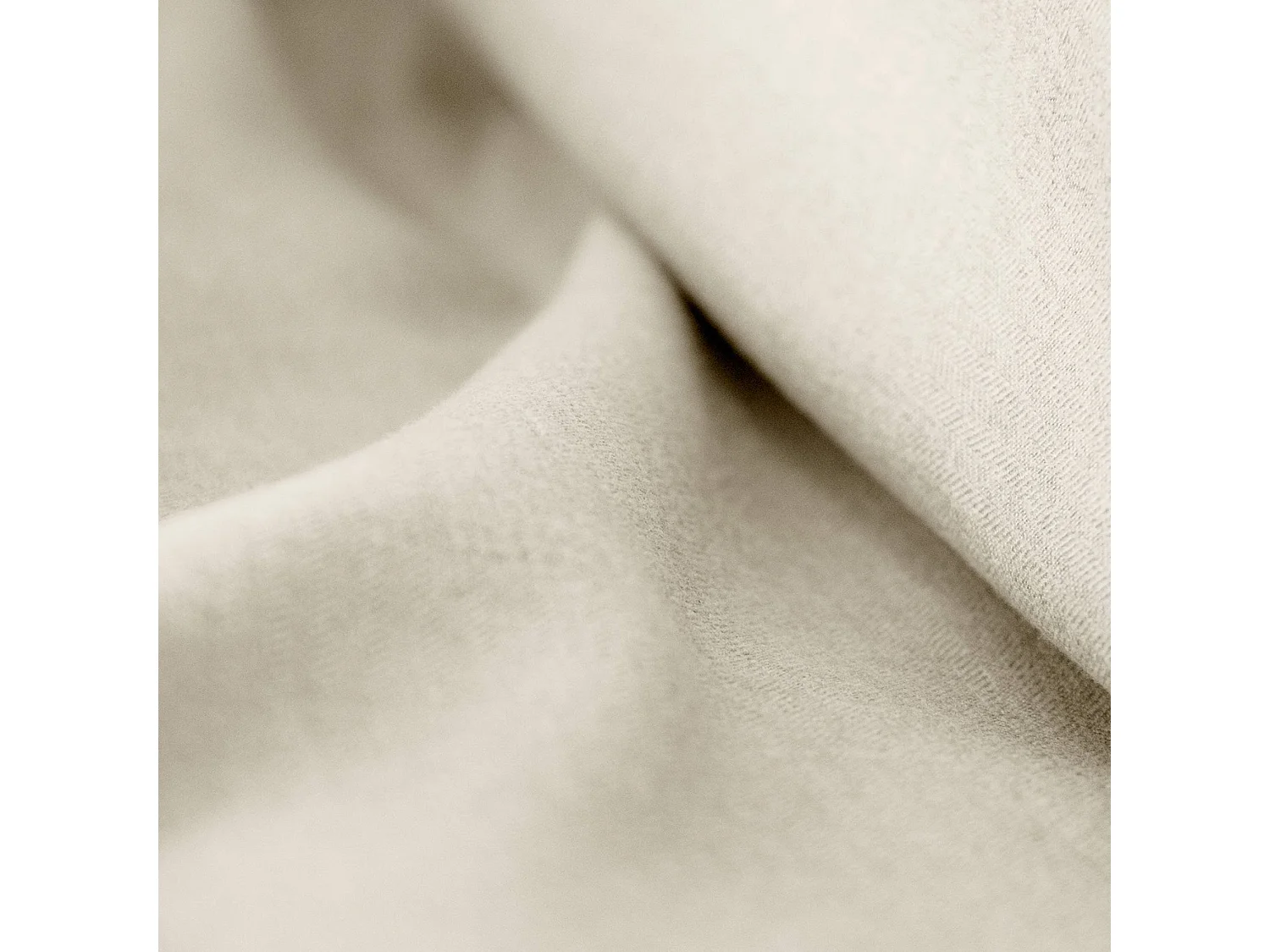 Parure de lit ESPIGA crème 2 places. réversible. bi-matière. 240 x 220 cm