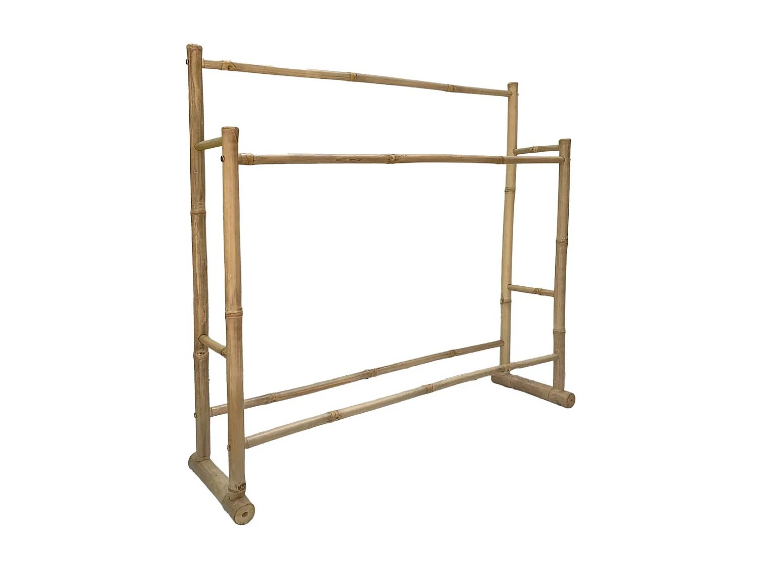 Toallero de bambú natural