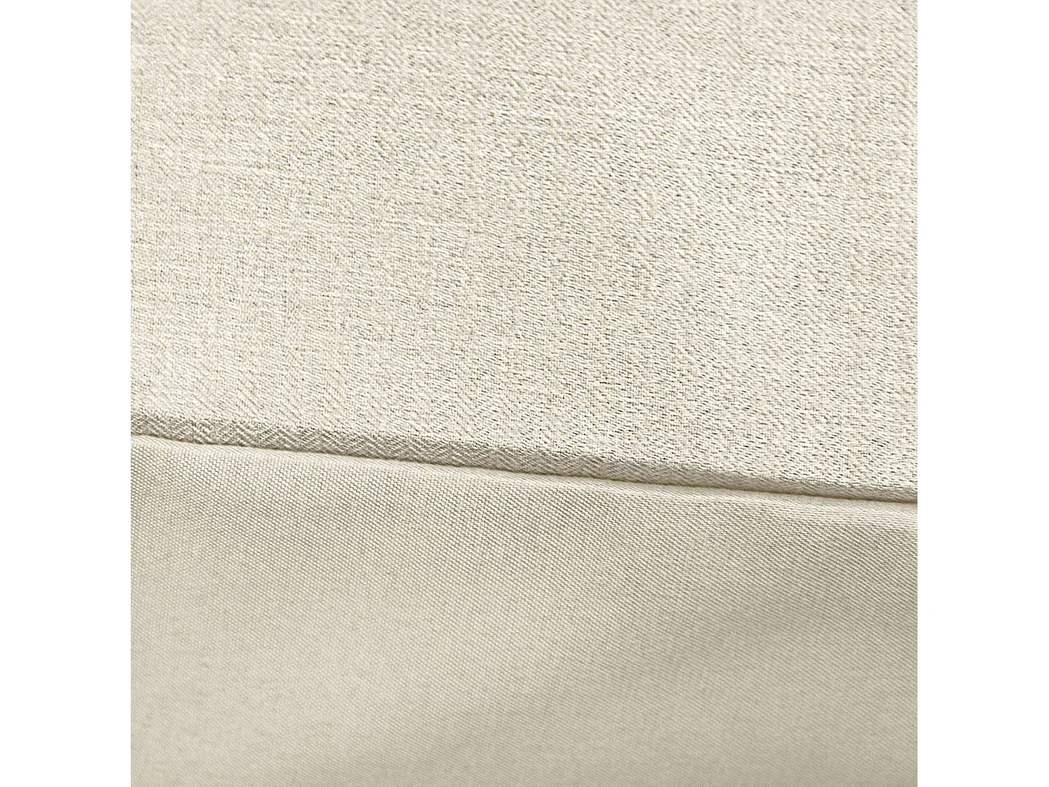 Parure de lit ESPIGA crème 2 places. réversible. bi-matière. 260 x 240 cm