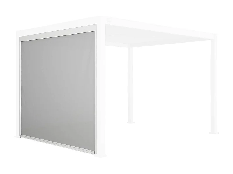 Tenda laterale da 3m per la pergola triomphe, bianco