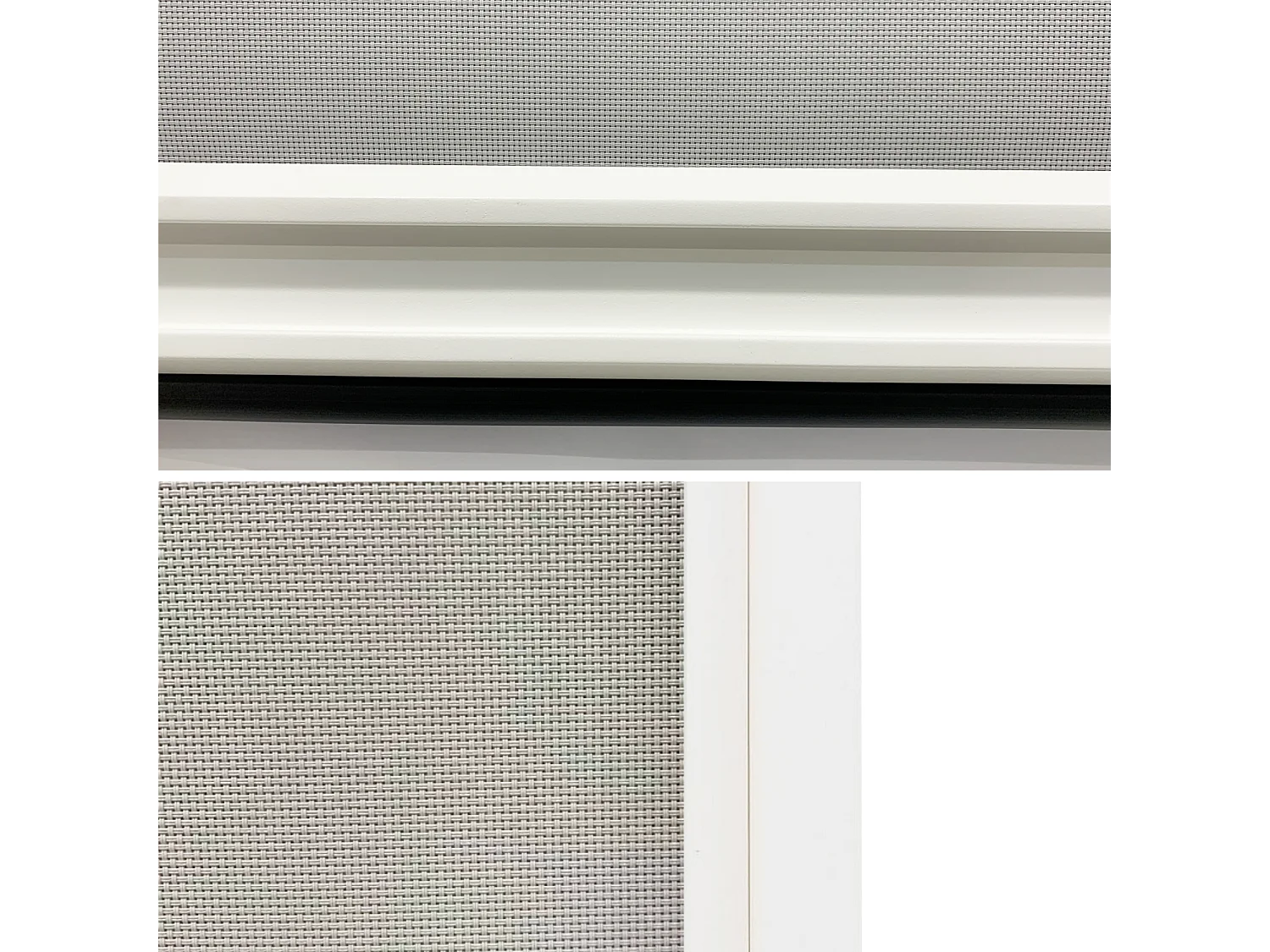 Store blanc pour pergola bioclimatique – Triomphe – 3m. aluminium et textilène