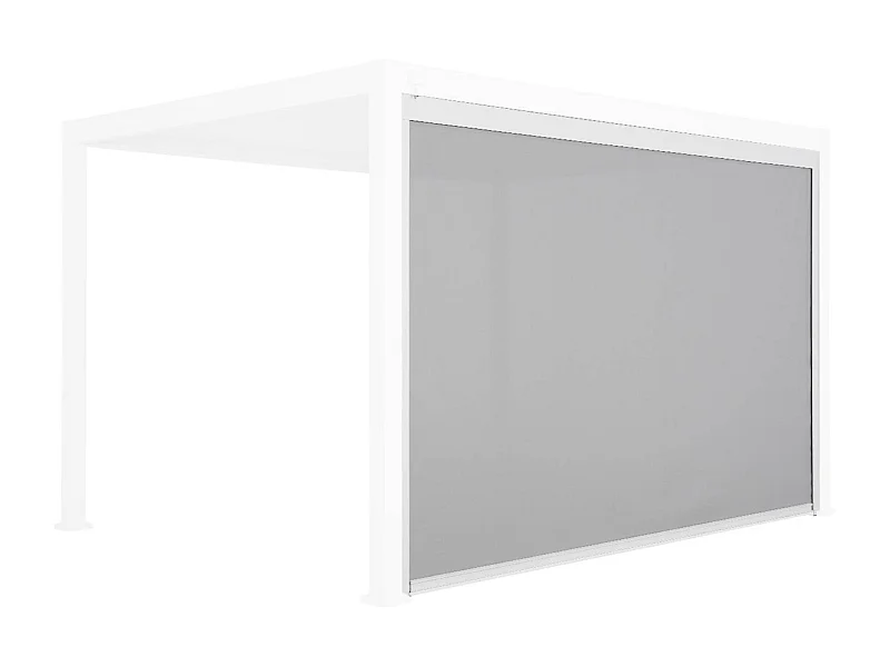 Toldo vertical de 4m para pérgola triomphe  blanco