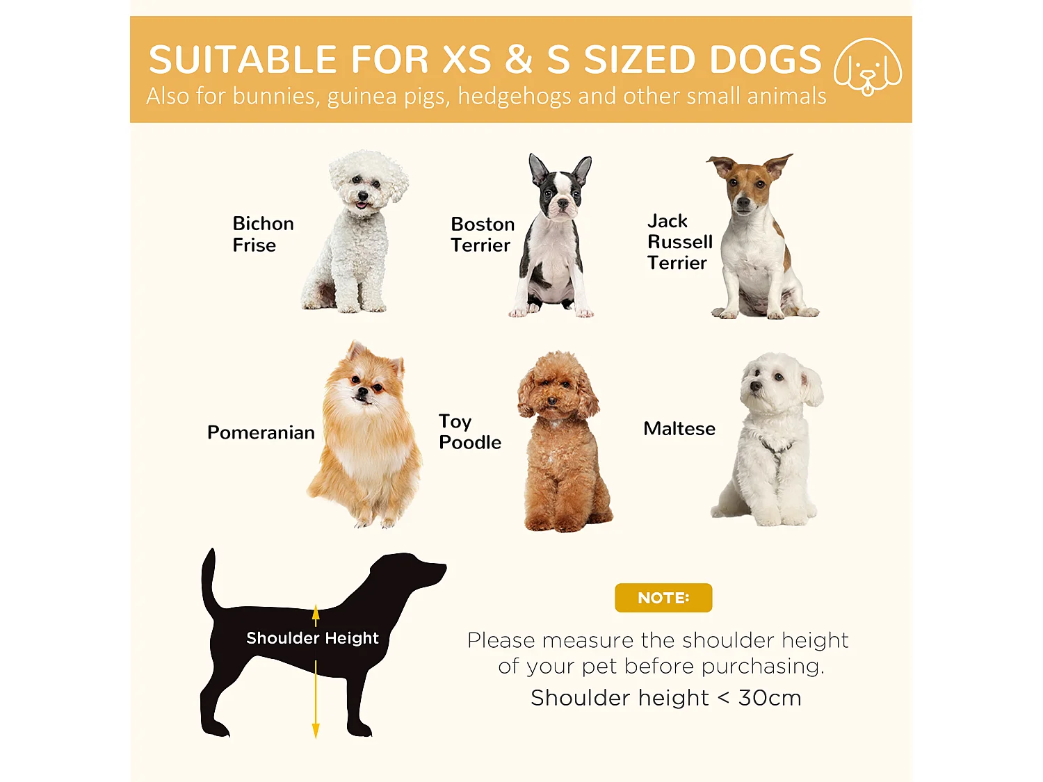 Cancellino per cani a 6 pannelli con chiusura a scatto multicolore