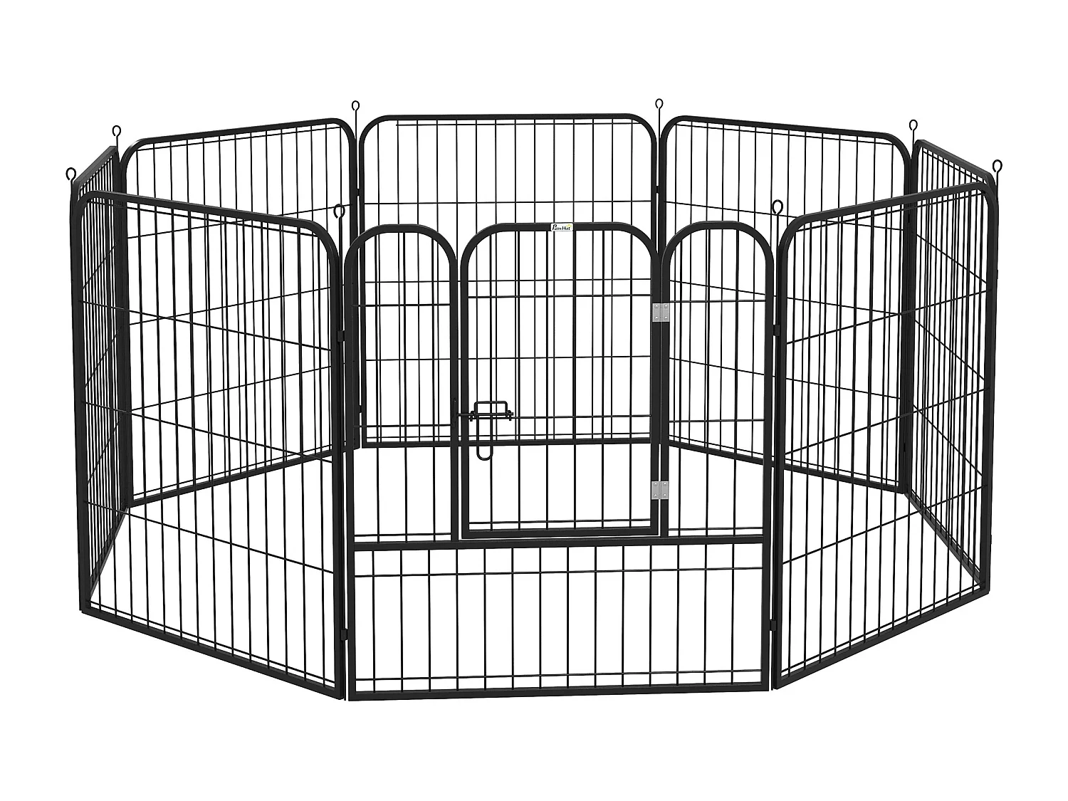 Recinto modulare per cani e cuccioli da interno esterno 8 pz 80x80cm