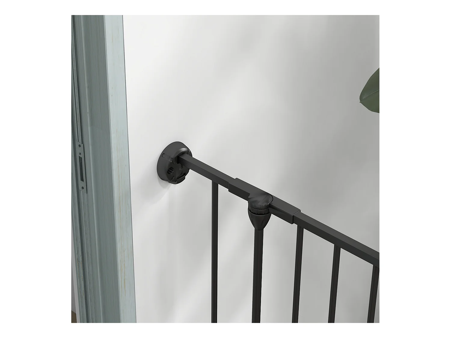 Cancellino per cani pieghevole e modulabile in metallo e plastica nero